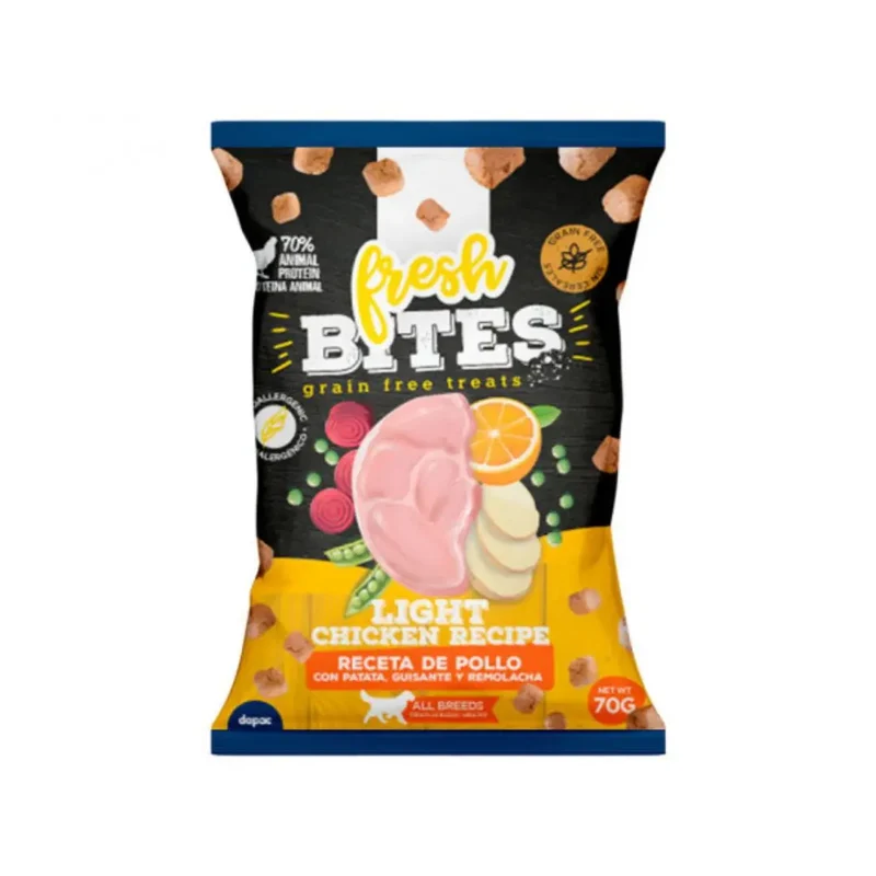 Fresh Bites Dog GrainFree Light Pollo 70g