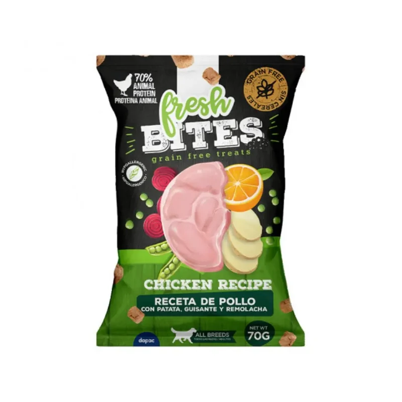 Fresh Bites Dog GrainFree Pollo 70g