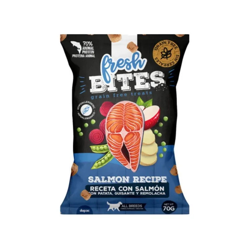 Fresh Bites Dog GrainFree Salmon 70g