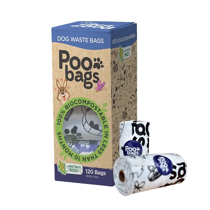 PooBags Bolsas Biocompostables 8x15 Bolsas