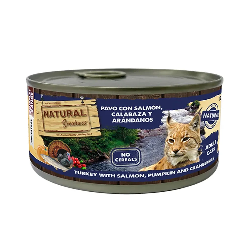 Natural Greatness Cat Salmon y Pavo 185g