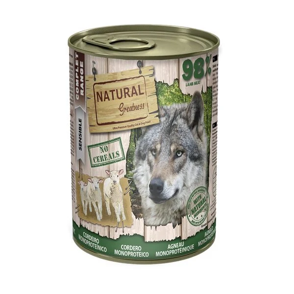 Natural Greatness dog Monoproteico Cordero 400g