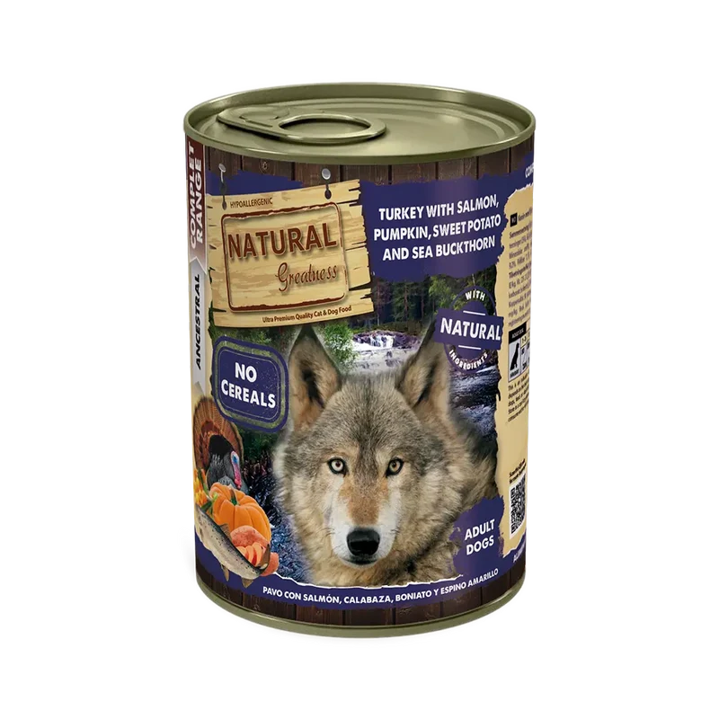 Natural Greatness dog Pavo y Salmon 400g