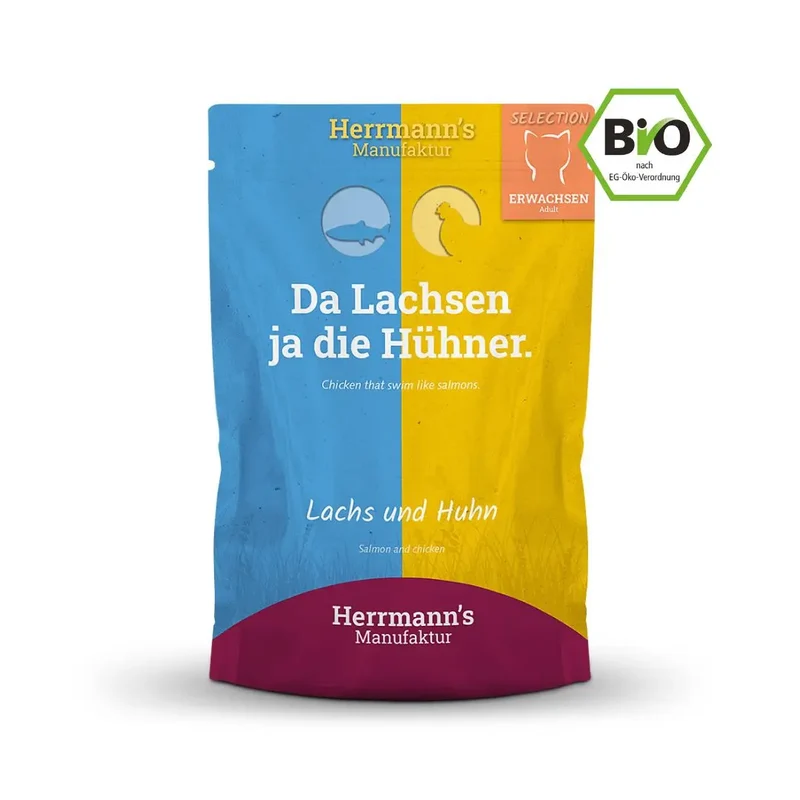 Herrmann's Selection Cat Pollo y Salmón 100g