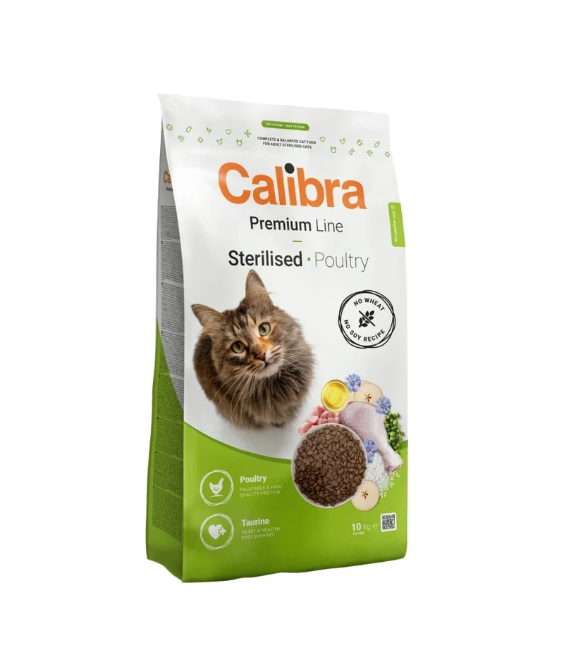 Calibra Premium Esterilizado Pienso Seco Gato Pollo 10kg