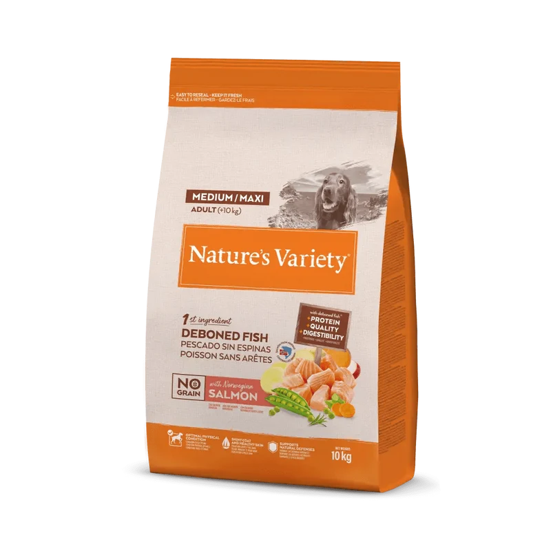Nature's Variety Dog No Grain Adult Salmón 3kg