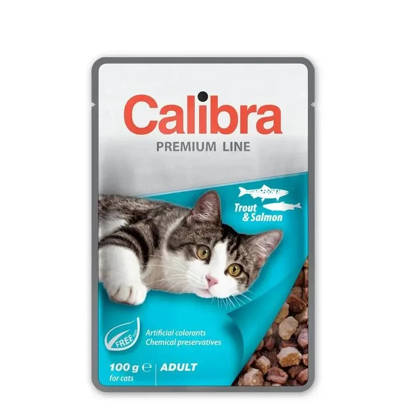 Calibra Cat Adult Pouch Trucha Salmon, 24 sobres de 100 g