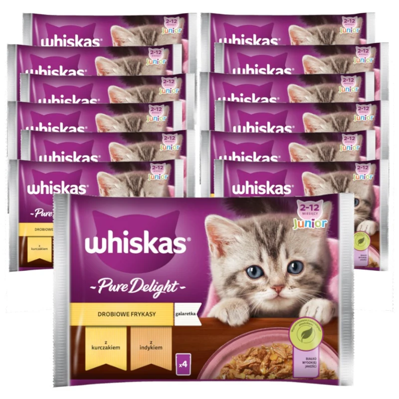Whiskas Pure Delight Junior Húmeda 13 x 85g