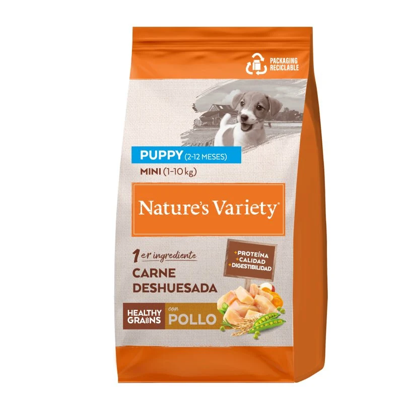 Nature's Variety Mini Puppy Pollo Alimento Seco 1,5Kg