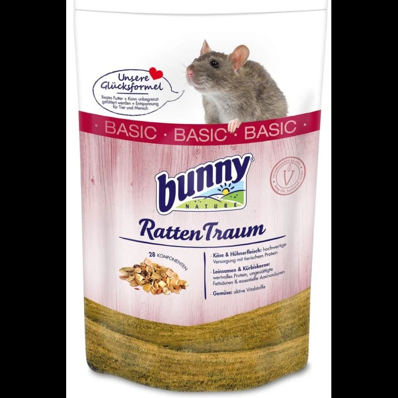 Bunny Alimento Sueño Básico Rata 500g