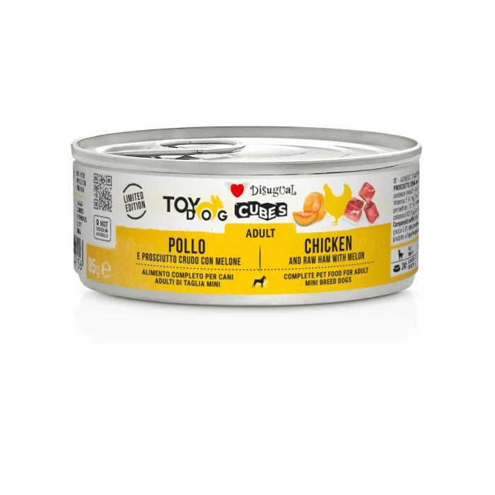 Disugual Cubos Pollo y Jamón Alimento para Perros Adultos 12x85g