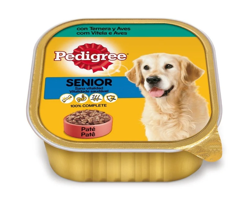 Pedigree Tarrina Senior Alimento Húmedo 300g, 20 uds.