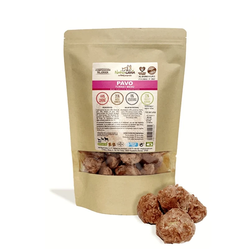 Naturcanin dog Menú de Pavo