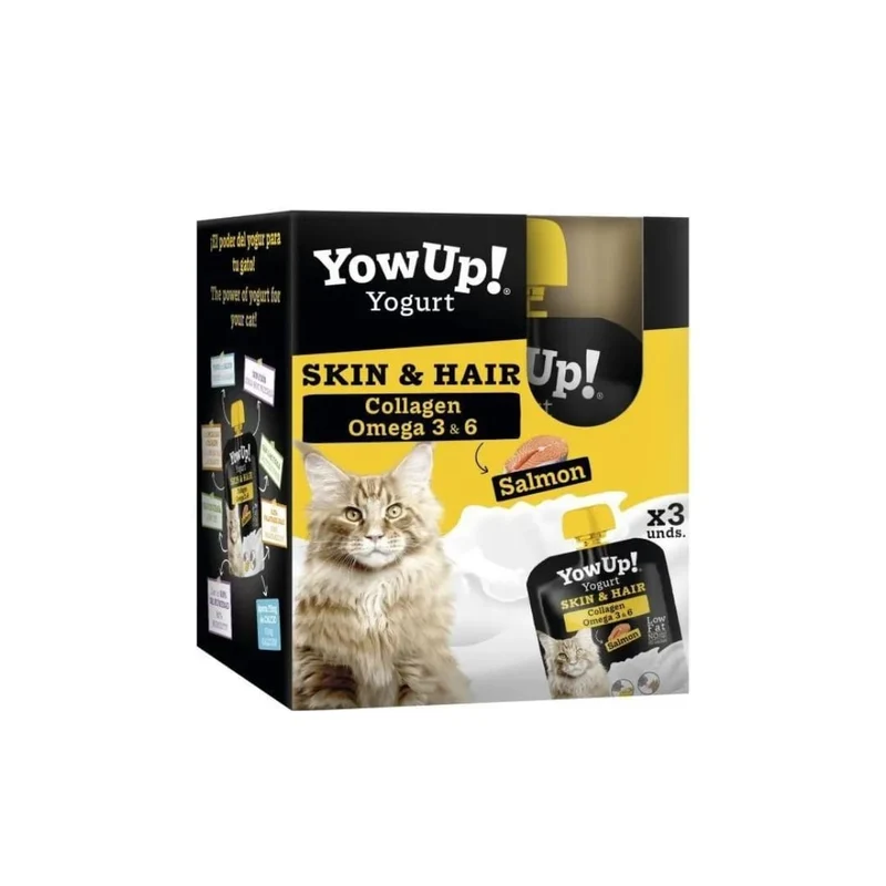 YowUp! Cat Yogurt Skin&Hair Pack 3x85g