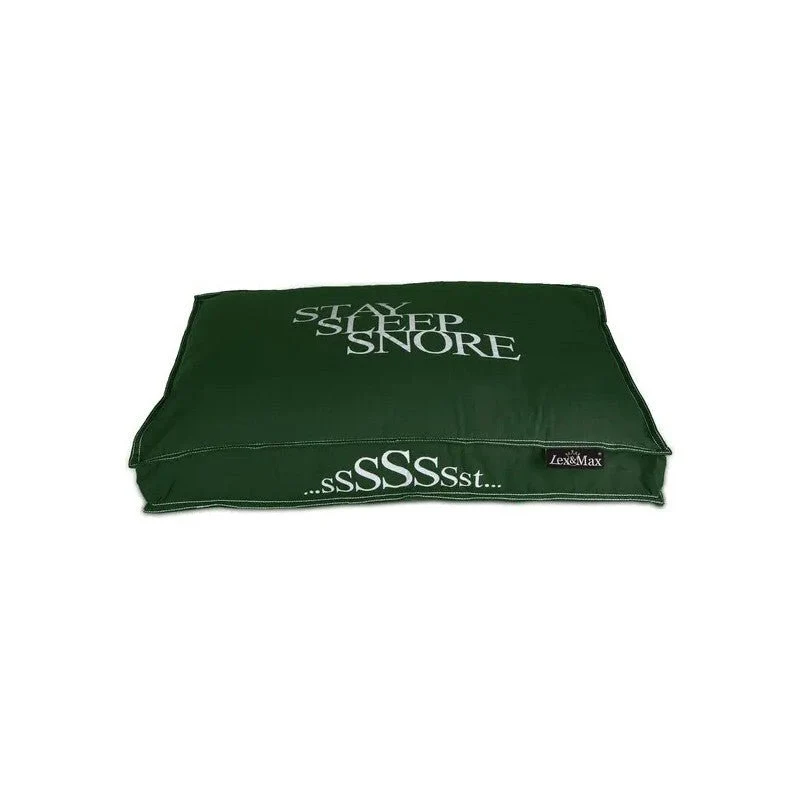 Lex&Max Funda Boxbed Sleep-Stay-Snore Verde 120x80 cm