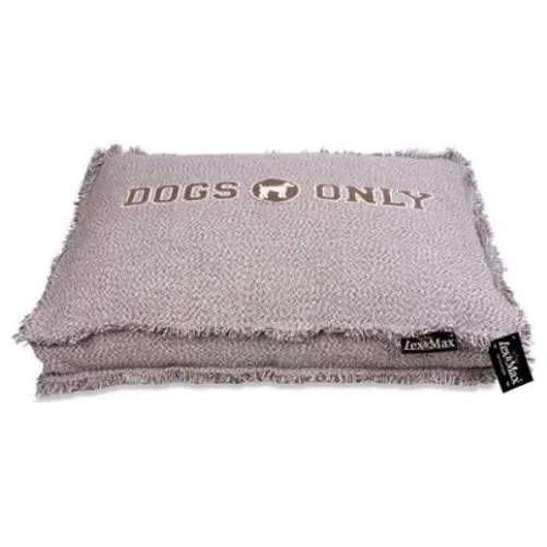 Lex&Max Funda Boxbed Dogs Only Colchón Taupe 120x80cm