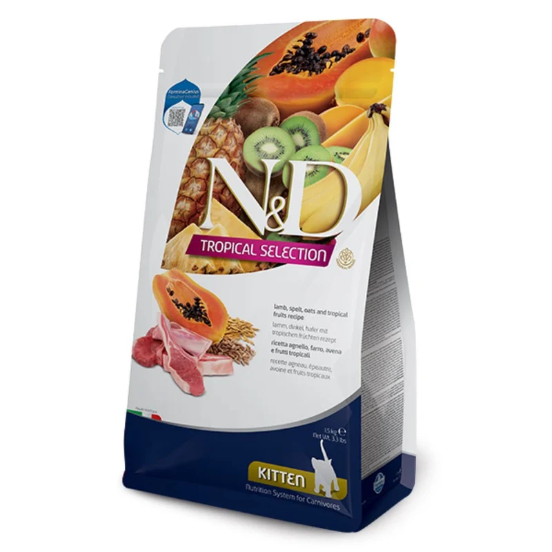 Farmina Nd Cat Kitten Cordero Alimento Seco 1,5Kg