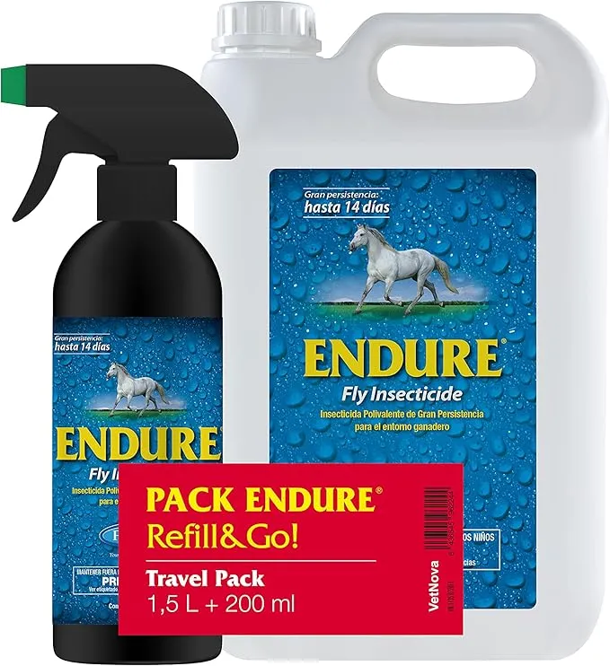 Vetnova Insecticida Equino Endure Refill Go Pack Líquido 1700ml