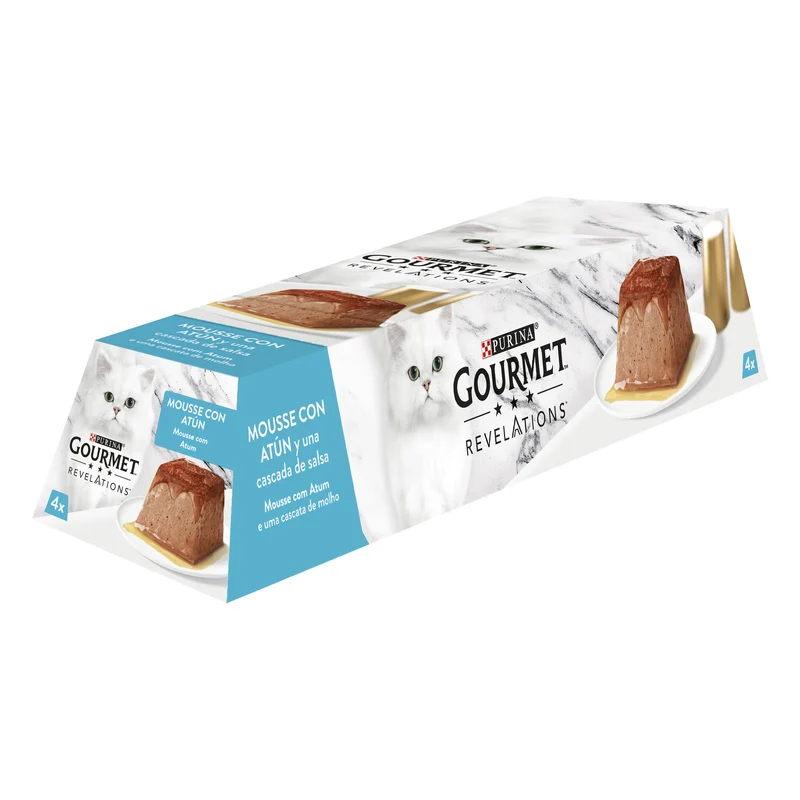 Purina Gourmet Revelations Mousse Atún 6x57g