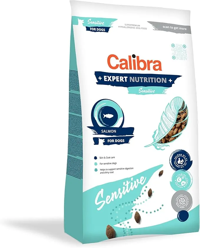 Calibra Dog Expert Nutrition Sensitive Salmón Piensos Secos 12Kg