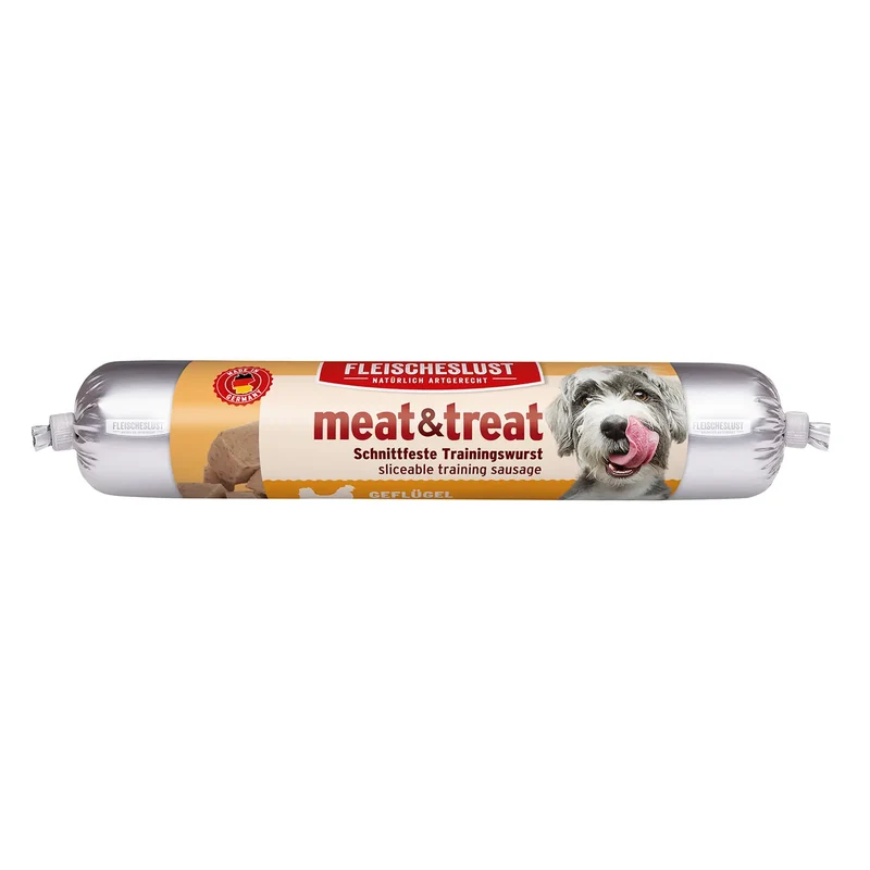 MeatLove Fleischeslust Meat&Treat de Ave de Corral 80g