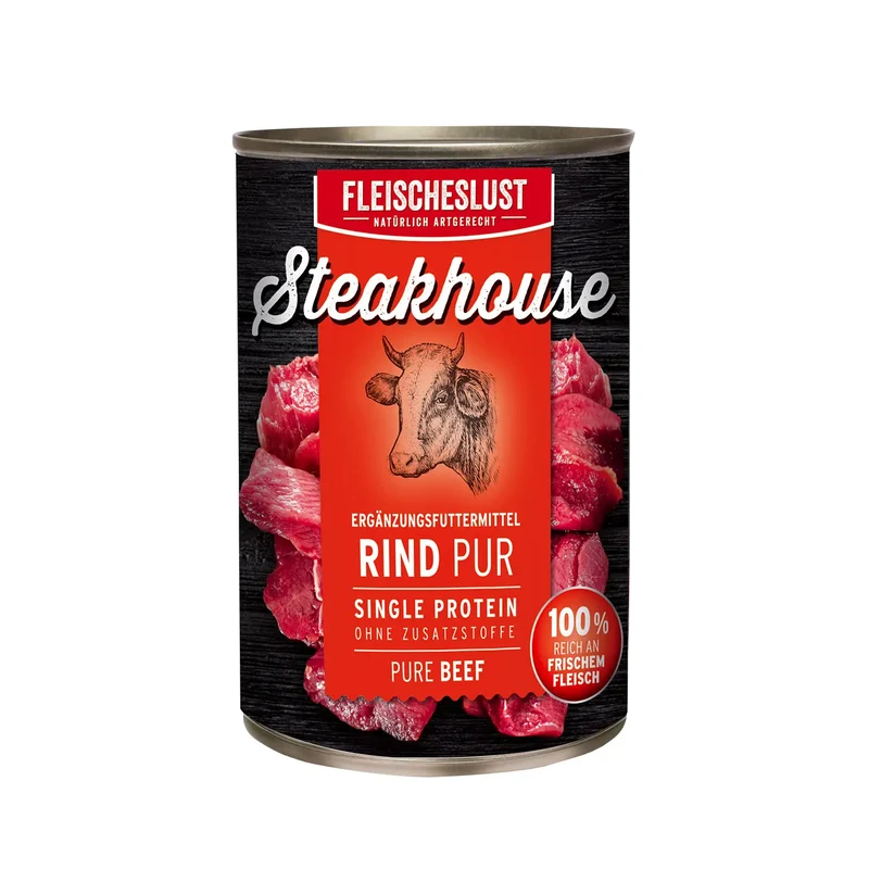 MeatLove Fleischeslust Steakhouse lata Ternera 410g