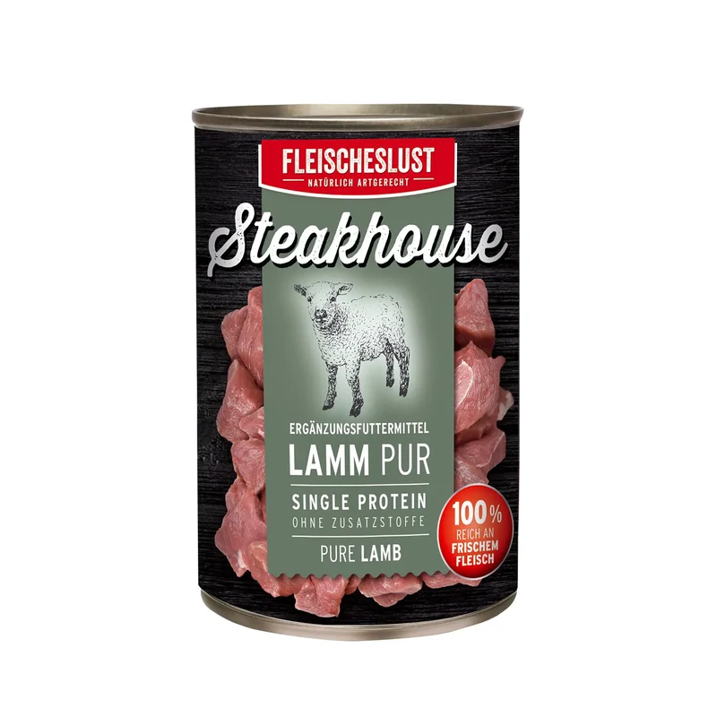 MeatLove Fleischeslust Steakhouse lata Cordero 410g