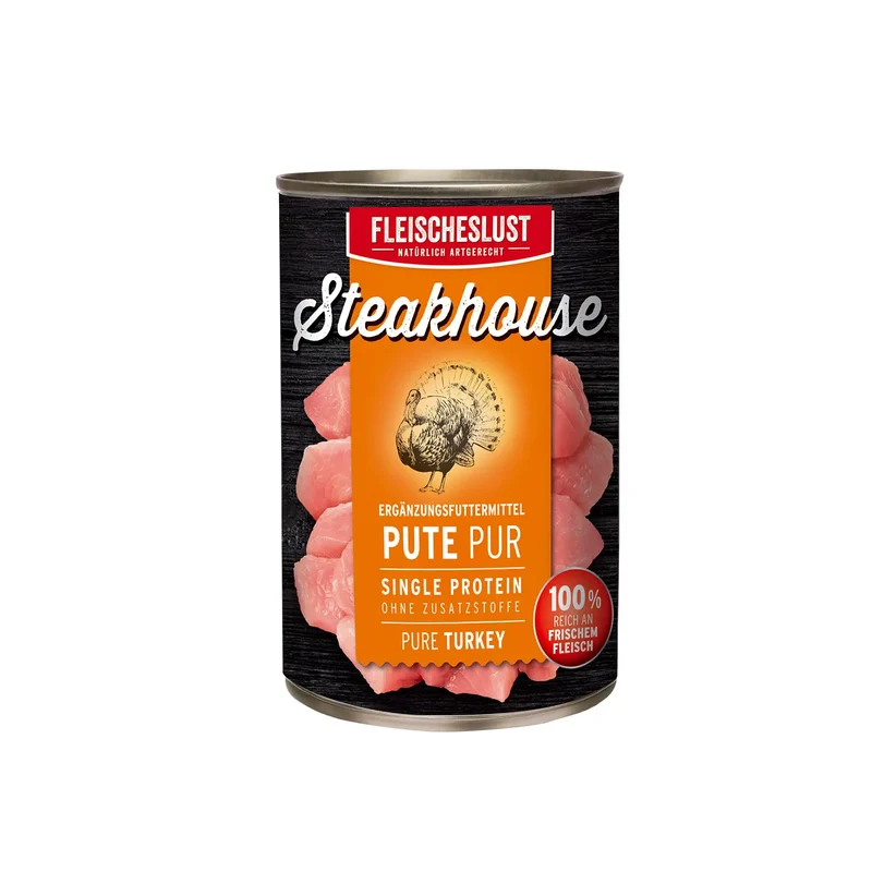 MeatLove Fleischeslust Steakhouse lata Pavo 400g