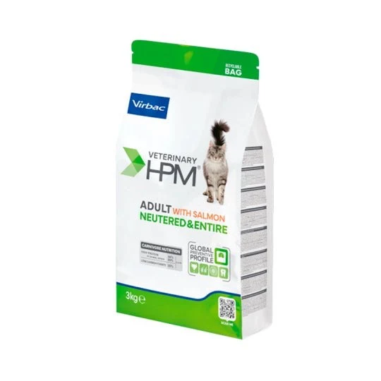Virbac HPM Salmón Comida Seca para Gatos Adultos 3Kg