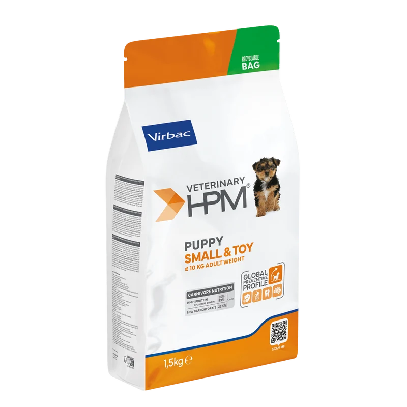 Virbac HPM Puppy Small & Toy Pienso Seco 1,5kg