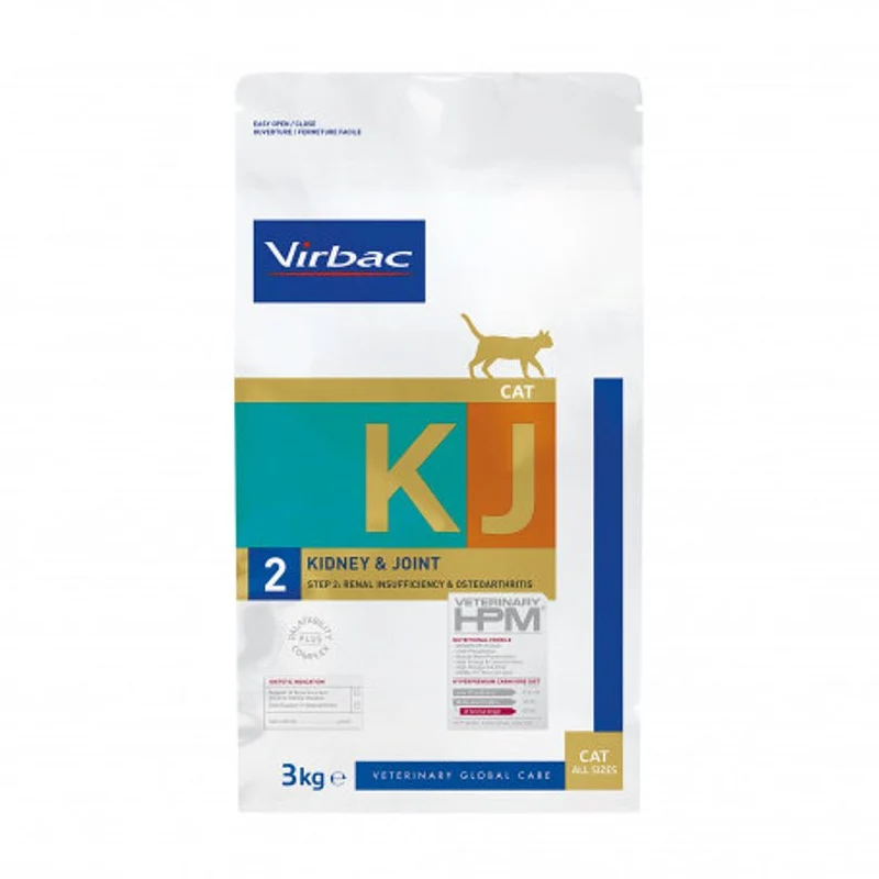 Virbac HPM Felino Kidney & Joint KJ2 Alimento Dietético 400gr