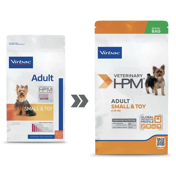 Virbac Veterinary HPM Adult Small & Toy Croquetas 7kg