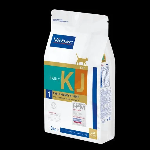Virbac HPM Feline Early Kidney & Joint KJ1 Pienso para Gatos 3kg
