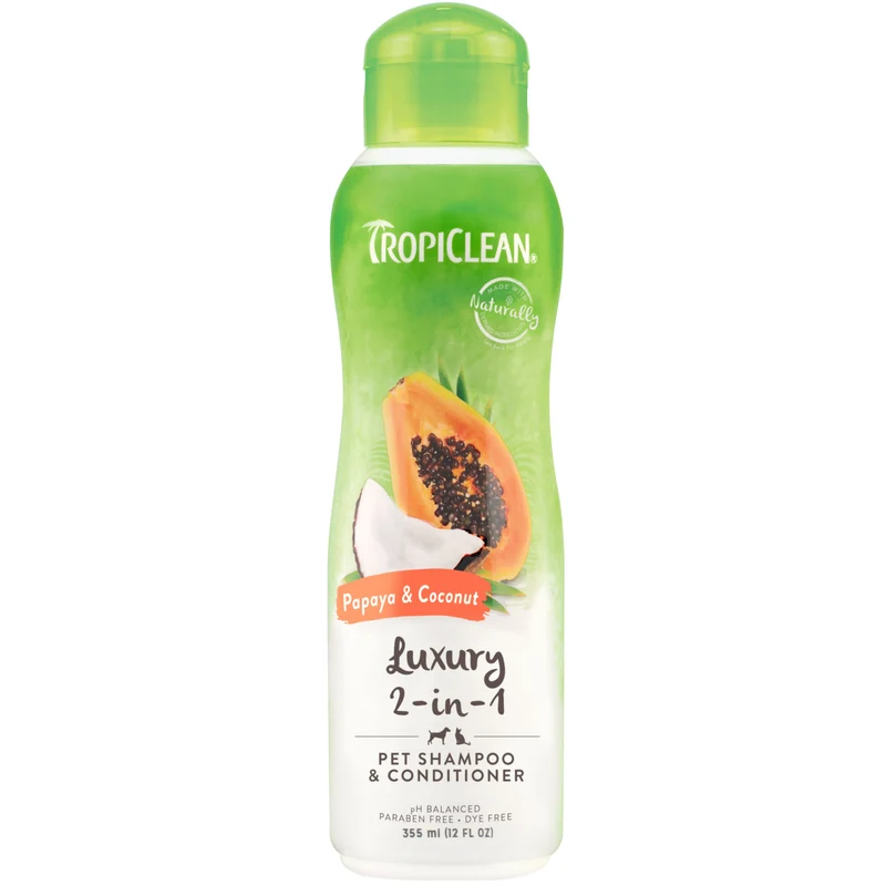 Tropiclean - Champú y acondicionador de papaya y coco