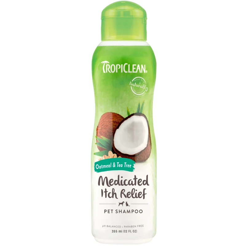 Tropiclean - Champú de avena y arbol de té antipicores