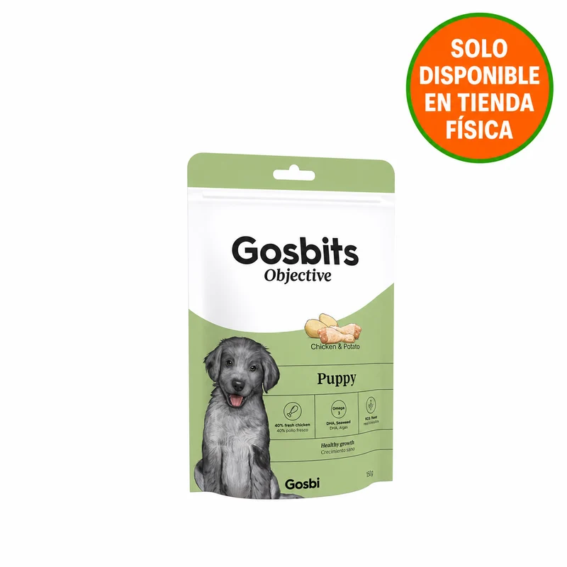 Gosbi Objective Dog Puppy Gosbits Snack para Cachorros