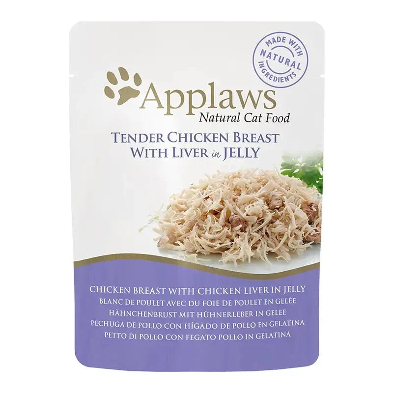 Applaws Hígado y Pollo Comida Húmeda 16x70g