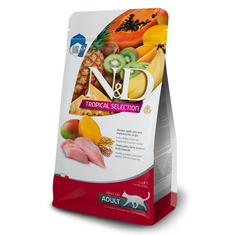 Farmina N&D Tropical Selection Pollo Piensos Secos Gato 1,5Kg