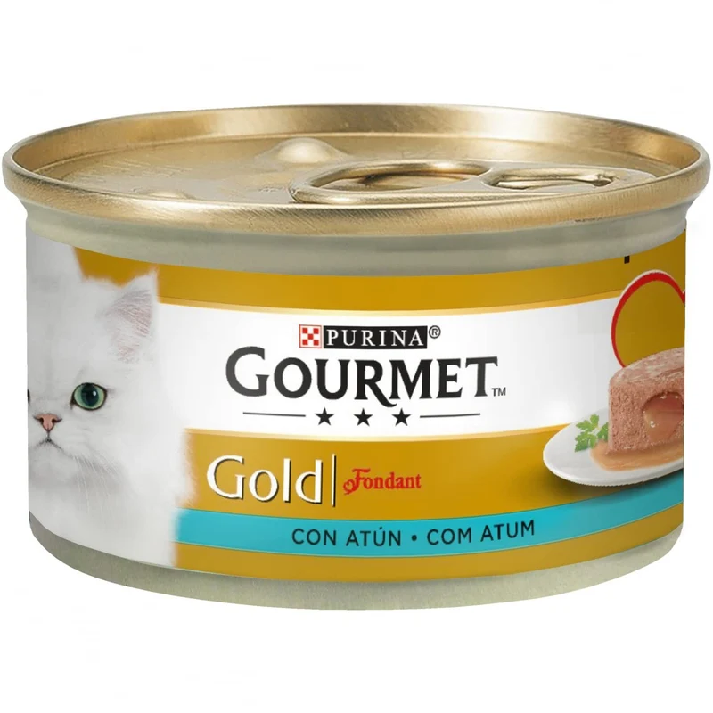 Purina Gourmet Gold Fondant Atún Alimento Húmedo Mousse 24 uds