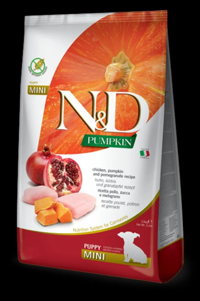 Farmina N&D Dog Puppy Mini Pollo con Calabaza 2.5kg