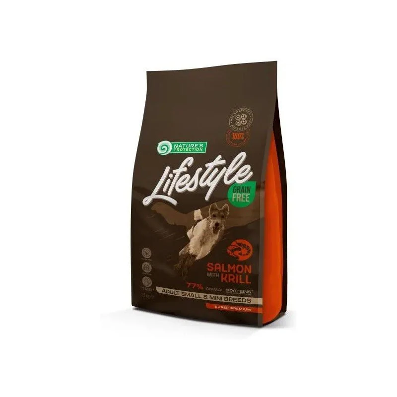 Natures Protection Dog Lifestyle Gf Small & Mini Salmón y Kril 1,5kg