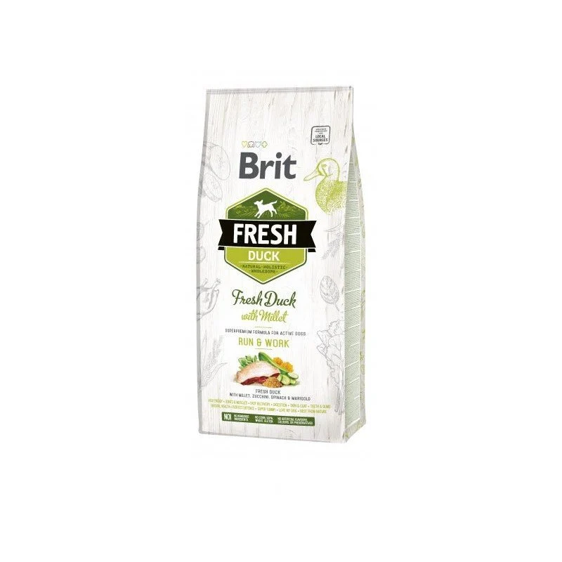 Brit Fresh Active Run Pato Alimento Seco 12kg