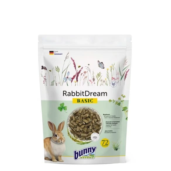 Bunny Alimento Sueño Básico para Conejos Enanos 600g