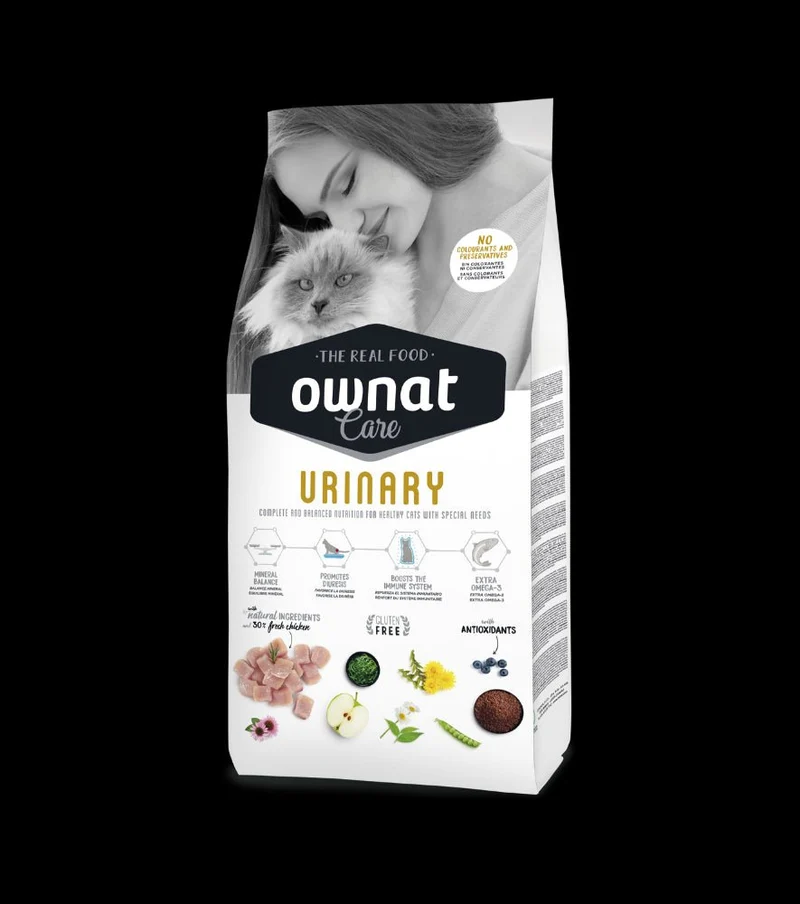 Ownat Care Urinary Pienso para Gatos Adultos 3Kg