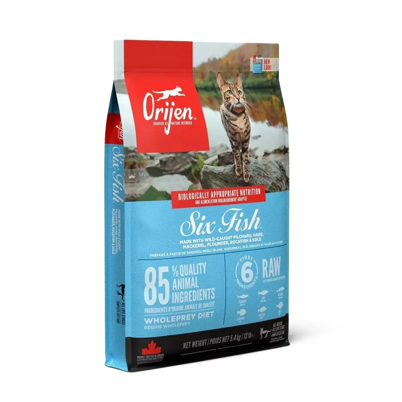 Orijen Feline Adult 6 Pescados Alimento Seco 5400g