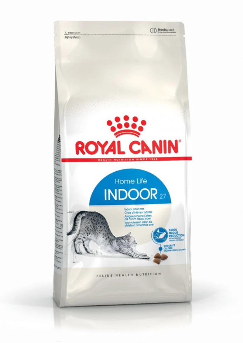 Royal Canin Indoor 27 Alimento Seco para Gatos Adultos 2Kg