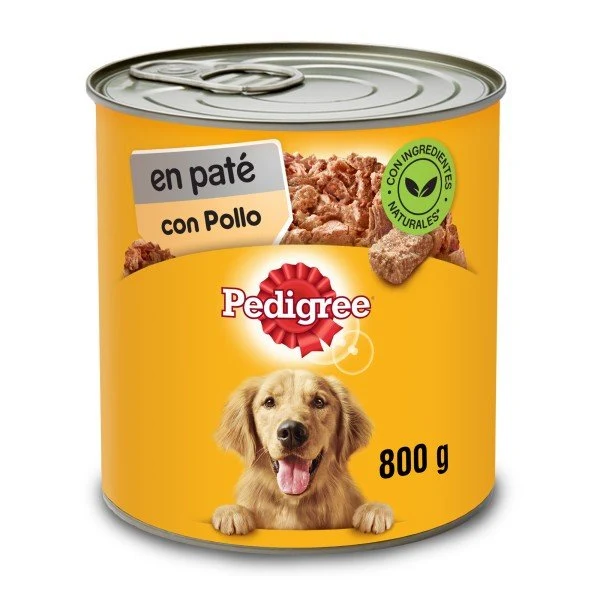 Pedigree Pollo Paté Comida Húmeda para Perros 12 x 800g