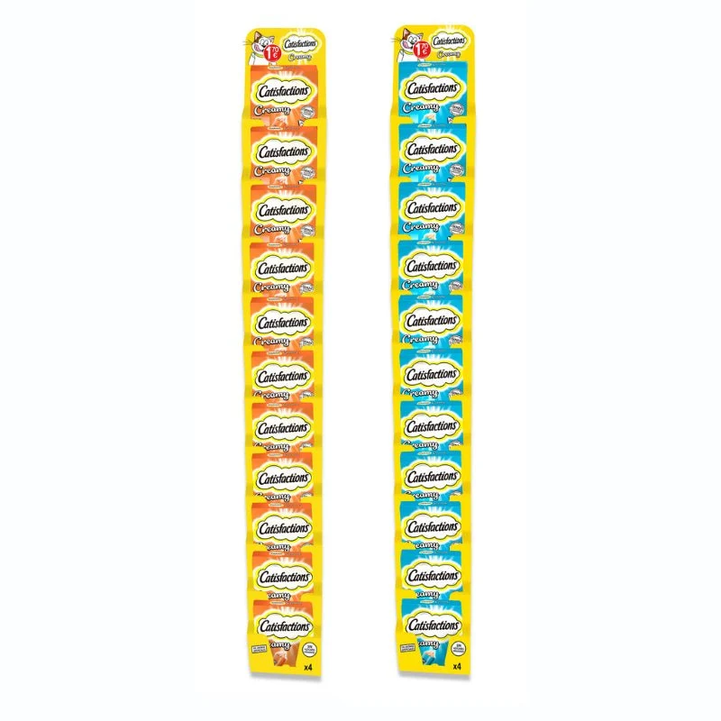 Pedigree Tiras Catisfactions Creamy Gato 22 u.