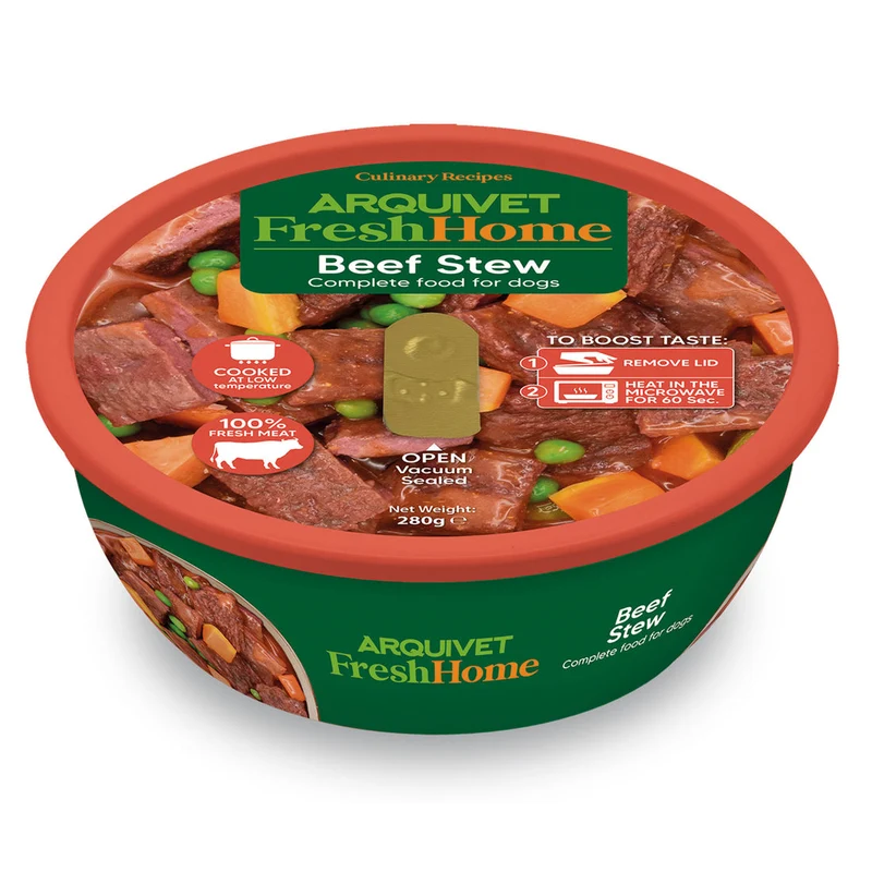 Arquivet Estofado de Ternera Comida Húmeda para Perros – 300 g