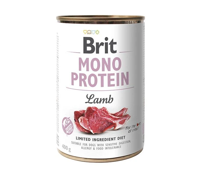Brit - Lata monoprotéica cordero